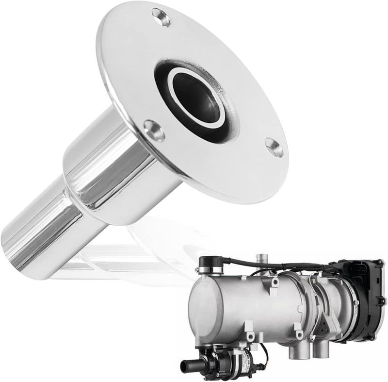 Anxingo 316 stainless steel thru hull/ex-haust fitting 24mm Tube Pipe Socket Hardware For Webasto Eberspacher (Straight) - Image 5